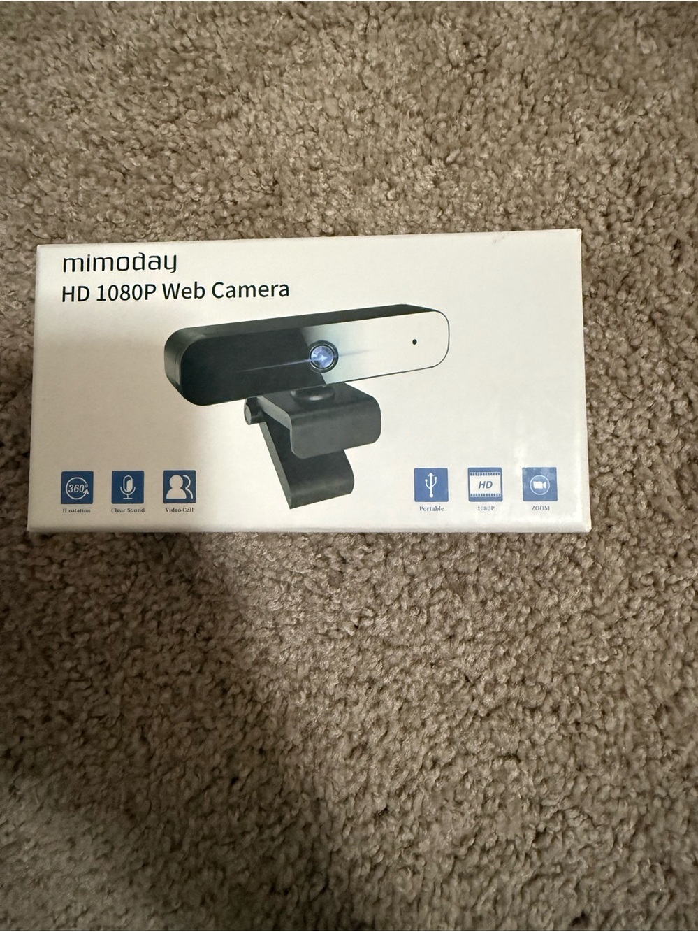 HD 1080P Web Camera - Black